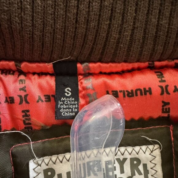 Vintage Hurley Parka Snow Suit 3/4 Coat Y2K Polyester Nylon Size Small Waterproo - Picture 7 of 8